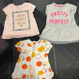 Toddler girl top bundle